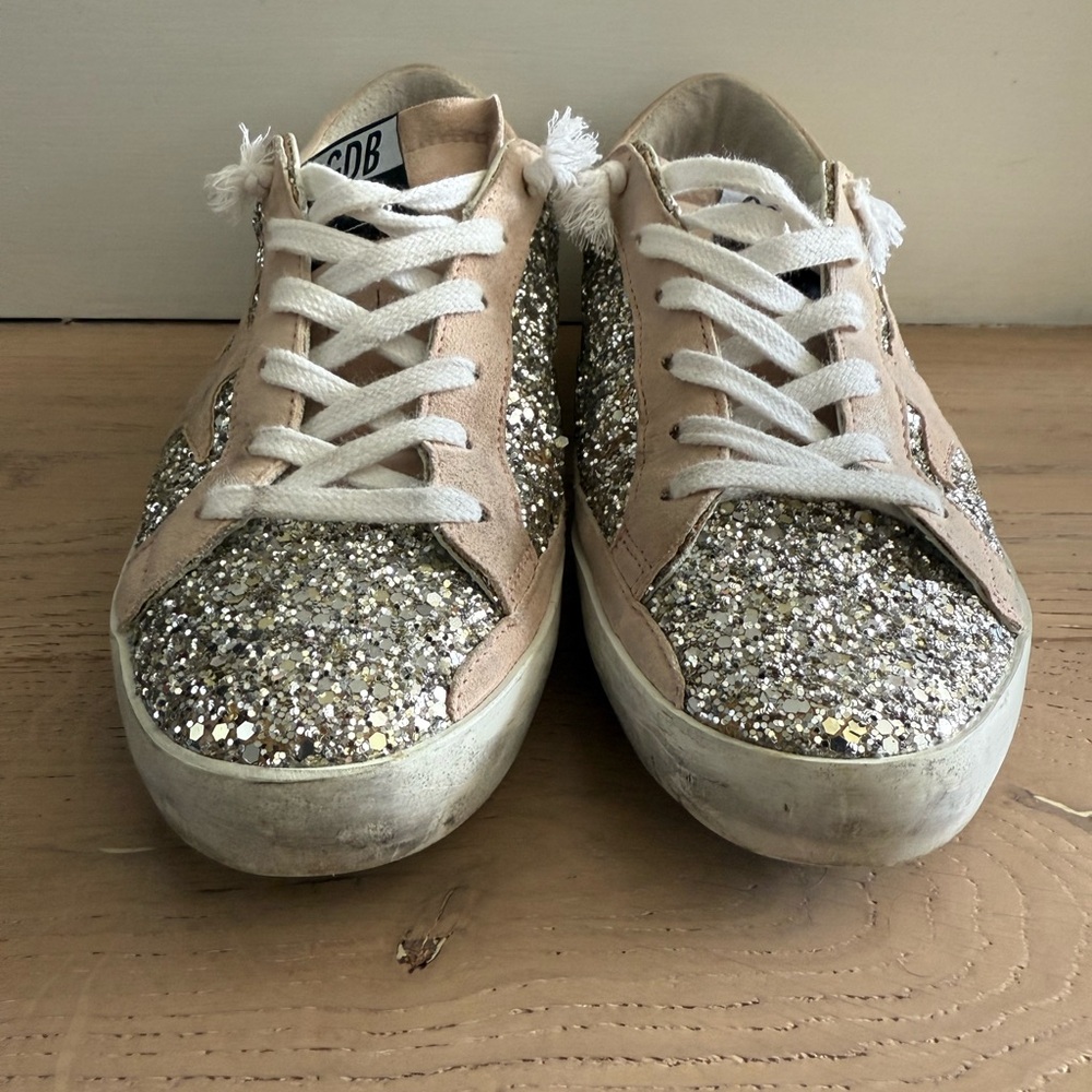 Golden Goose Superstar Glitter Sneaker - Picture 3 of 8